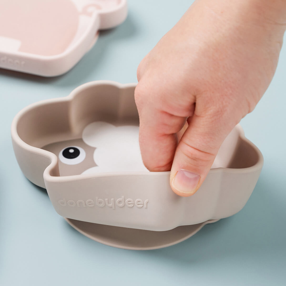 Silicone stick&stay bowl Sheepy